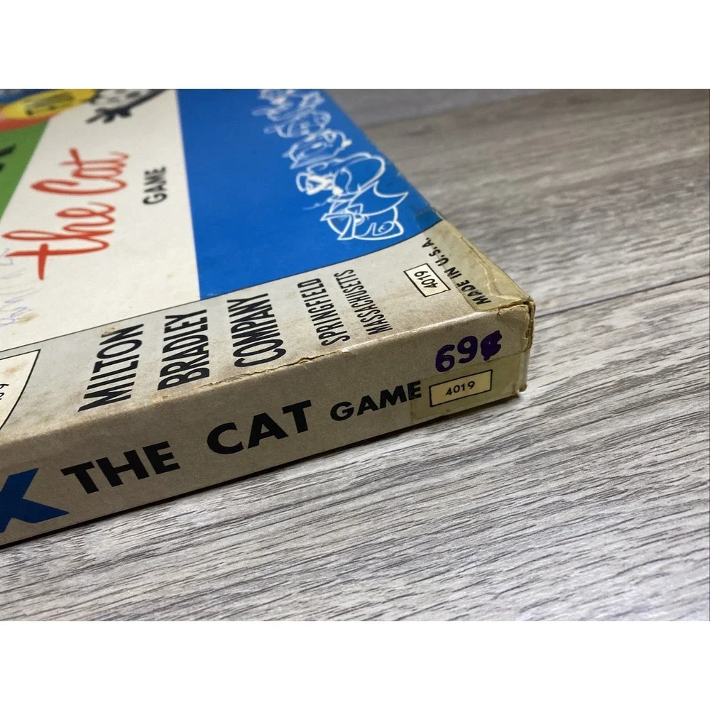 VTG 1968 Felix the Cat Board Game w Box Complete by Milton Bradley Complete